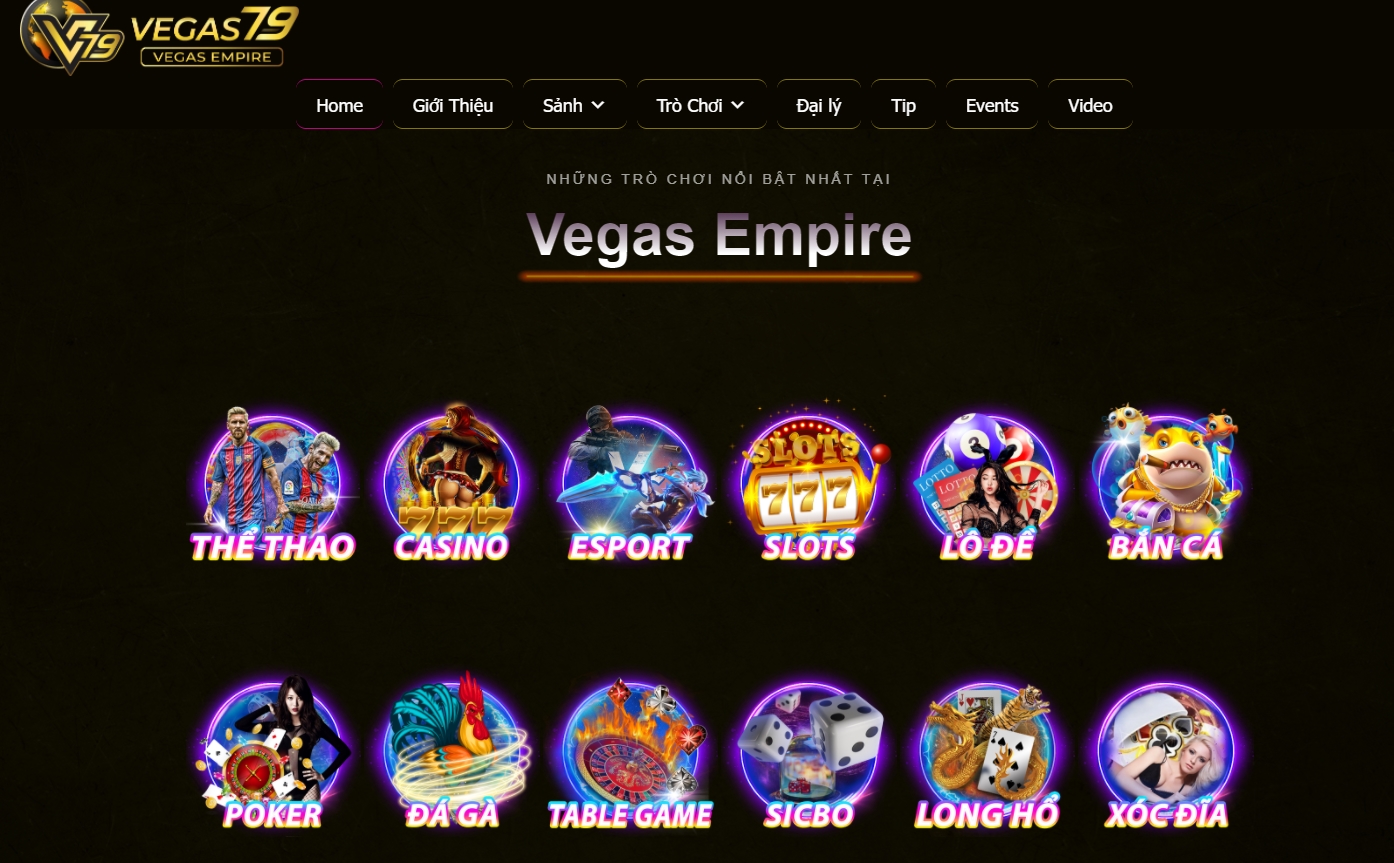 Vegas Empire – Cá cược thể thao, casino uy tín đẳng cấp châu Á