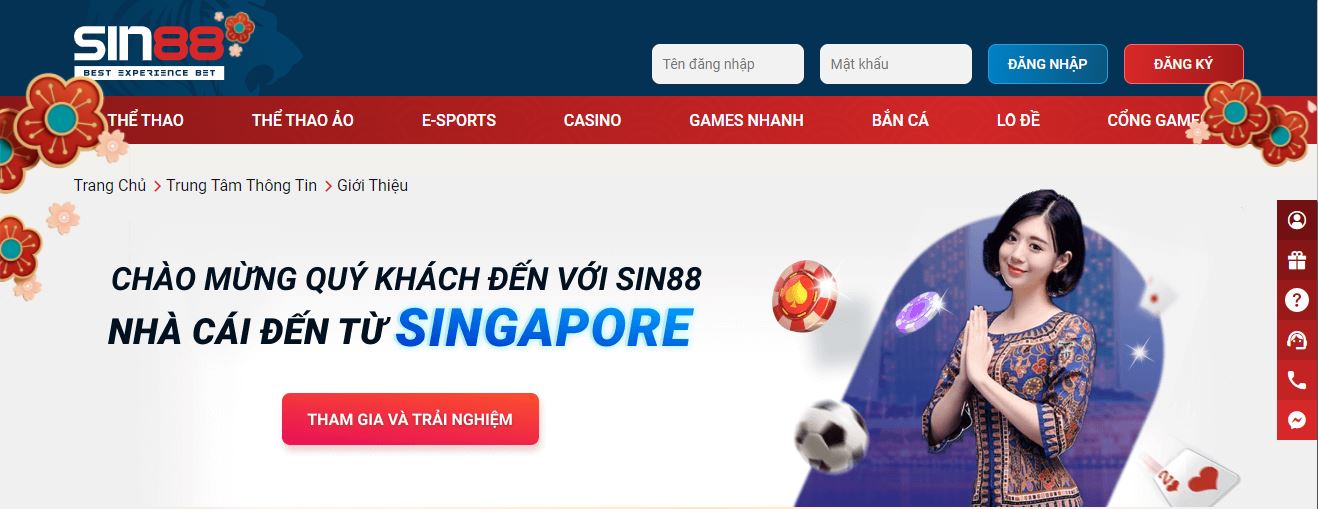 SIN88 ⚡️ Nhà cái cá cược bóng đá uy tín hàng đầu Đông Nam Á ⚡️